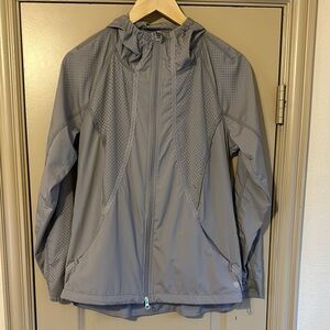 Athleta Catalina Aero Hooded Jacket Grey XS